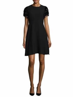 Kate Spade Cocktail Dress Size Size 14 Black Sequin Sleeve Party NWT Holidays